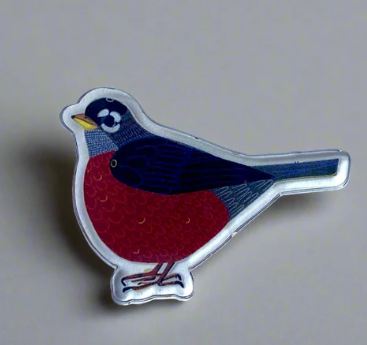 Acrylic Pin (Robin)