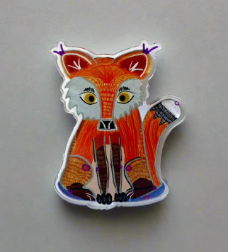 Acrylic Pin (Fox)