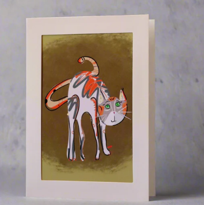 Calico Greeting Card
