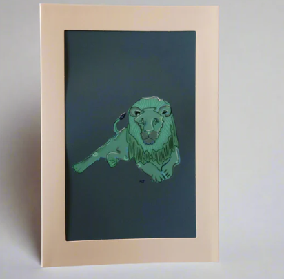 Lion Greeting Card