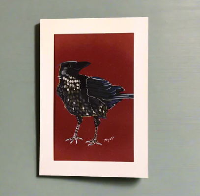Raven Greeting Card