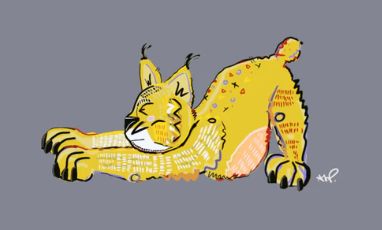 Ooh Big Stretch Greeting Card