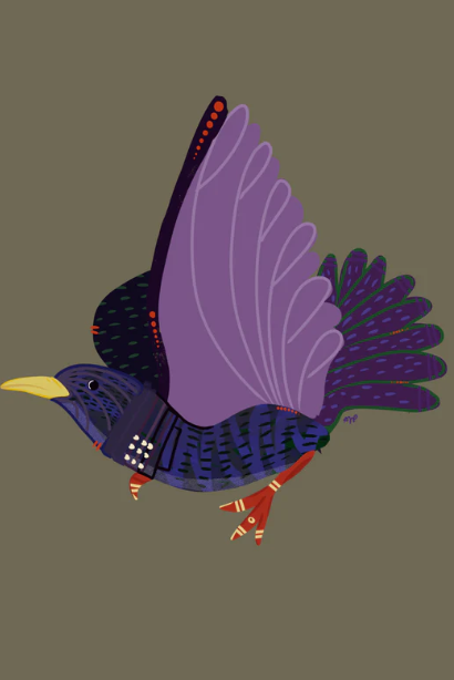 Starling Greeting Card