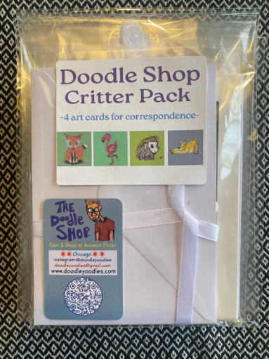 "Doodle Shop Critter" Greeting Card Pack