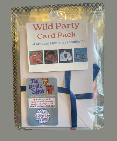 "Wild Party Card" Greeting Card Pack