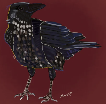 Raven Ornament