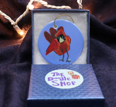 Cardinal Ornament