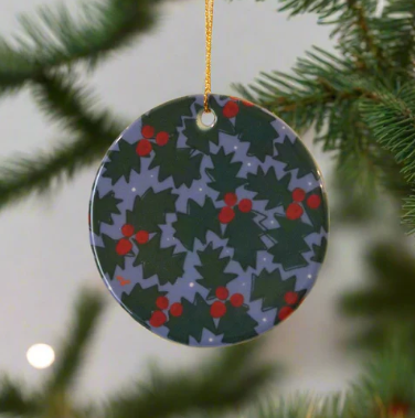 Holly Ornament