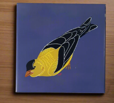 Goldfinch Coaster