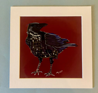 Raven Matted Print