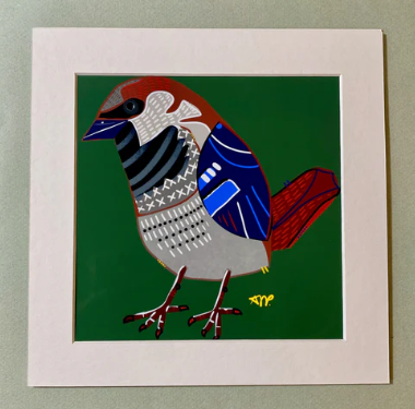 Finch Matted Print
