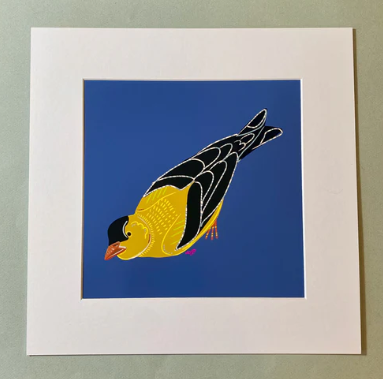 Goldfinch Matted Print