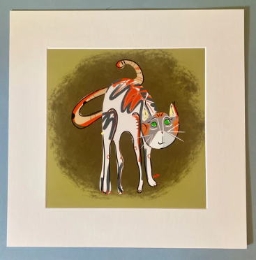 Calico Matted Print