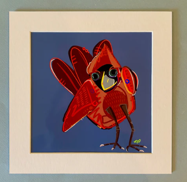 Cardinal Matted Print