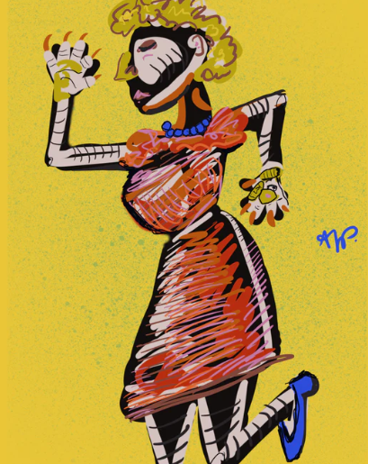 Dance Matted Print