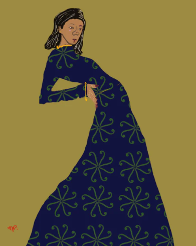 High Fashion Matted Print
