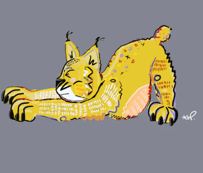 Ooh Big Stretch Matted Print