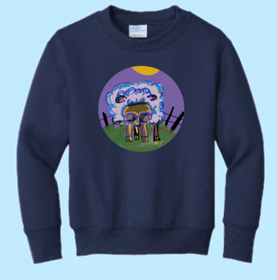Need A Haircut Hand Pressed Graphic Sweatshirt (Youth)