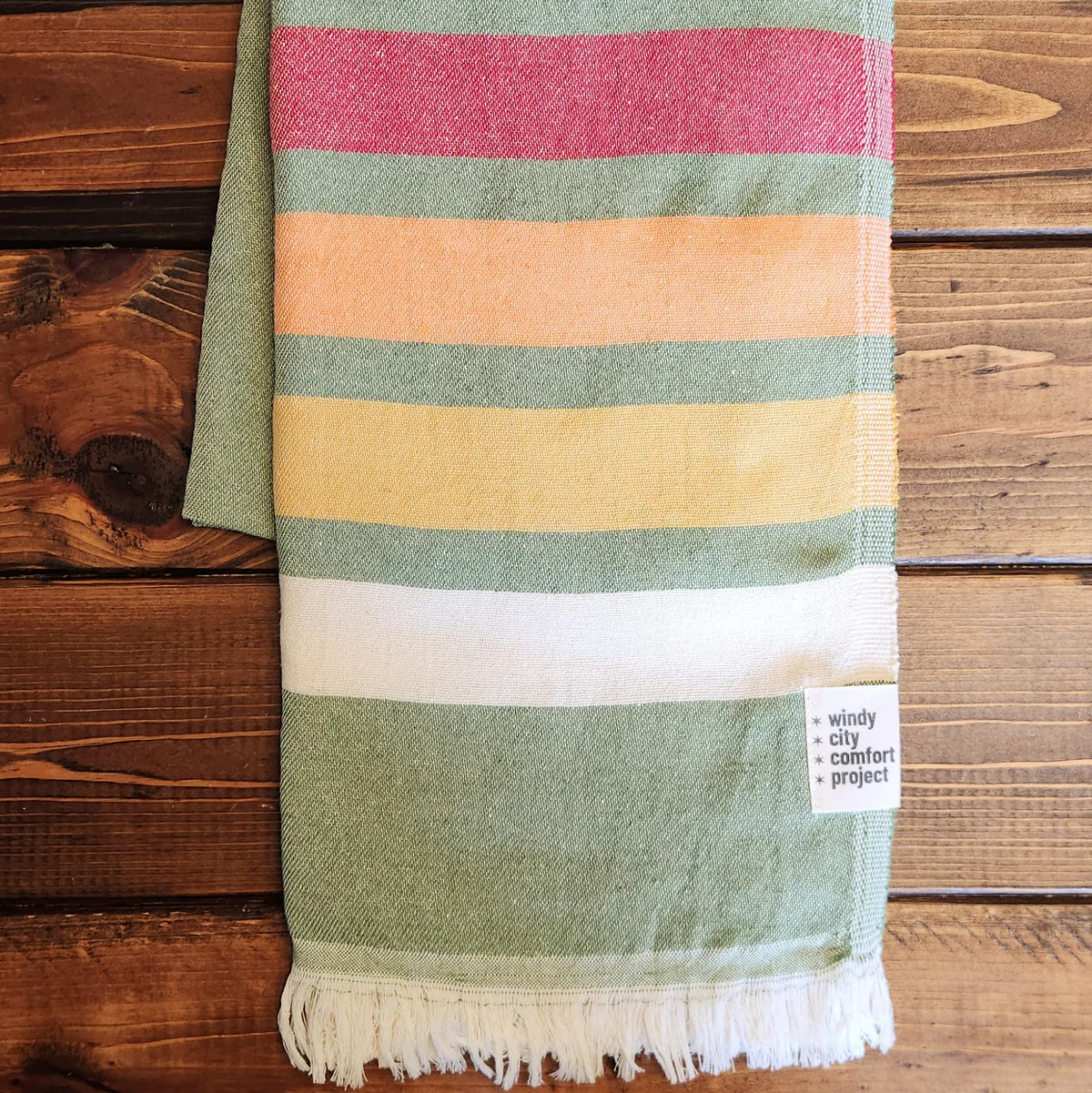 Shoreline Turkish Blanket - Green