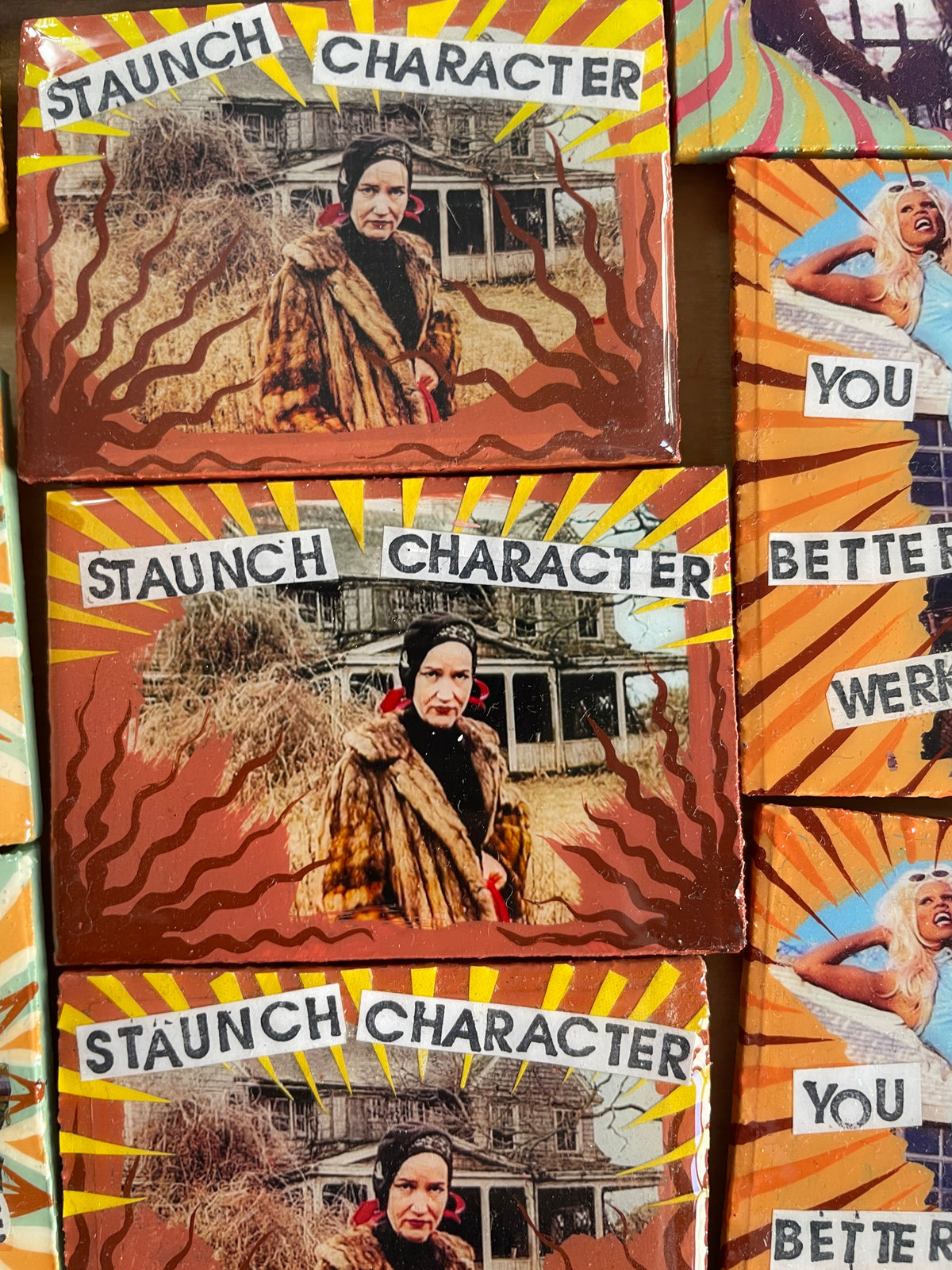 Little Edie STAUNCH CHARACTER mini-shrine magnet