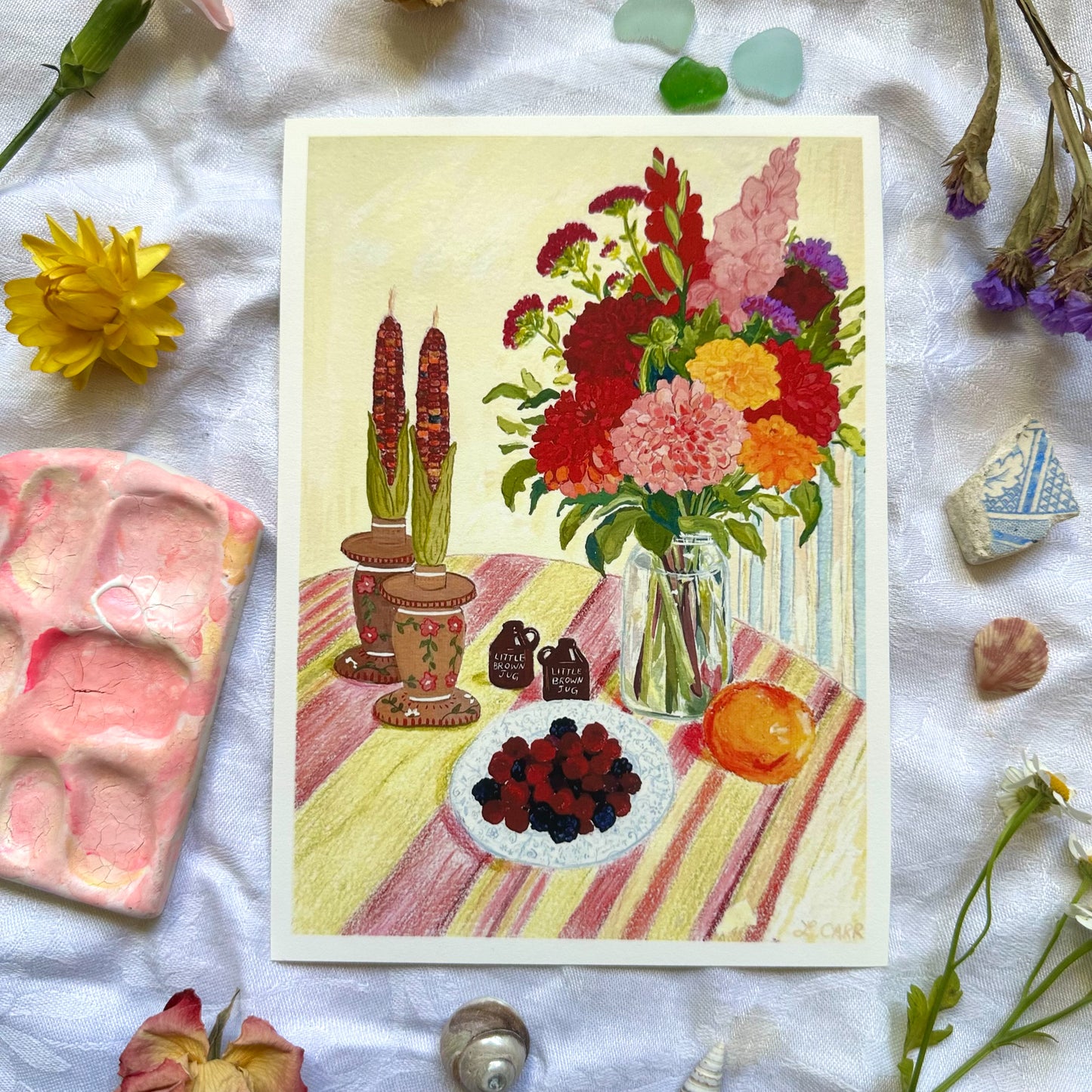 Still Life for Late Summer Print