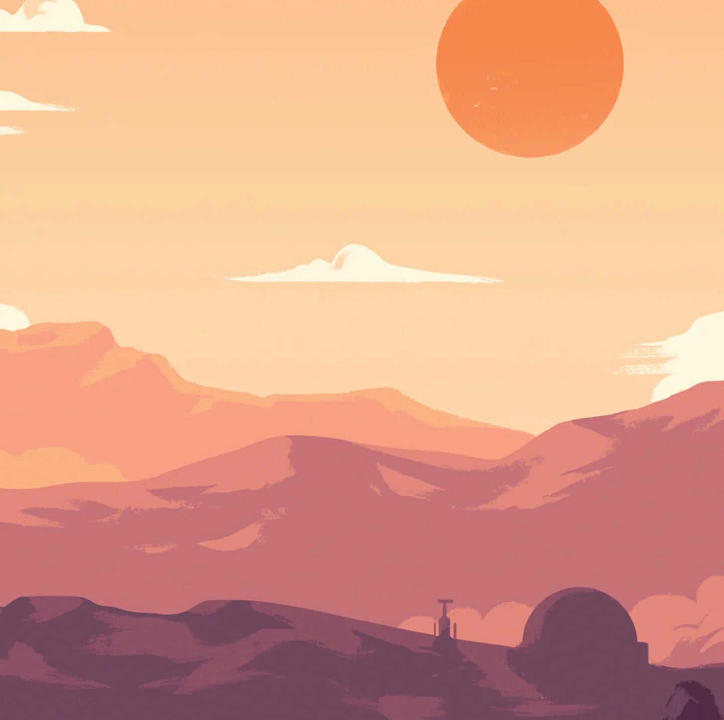 Tatooine Travel Poster
