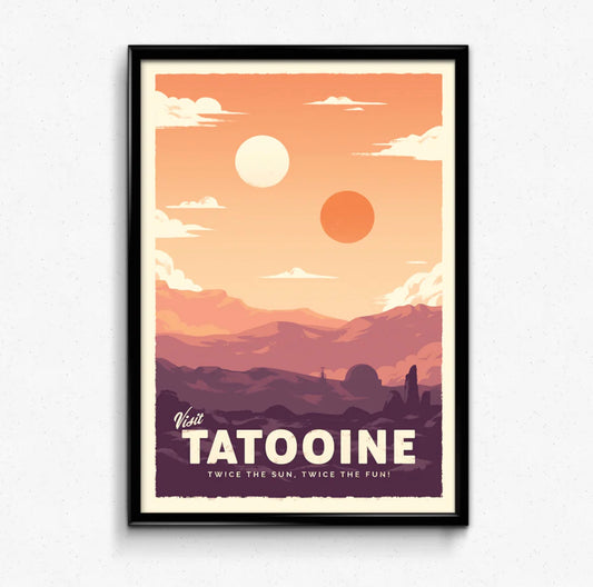 Tatooine Travel Poster