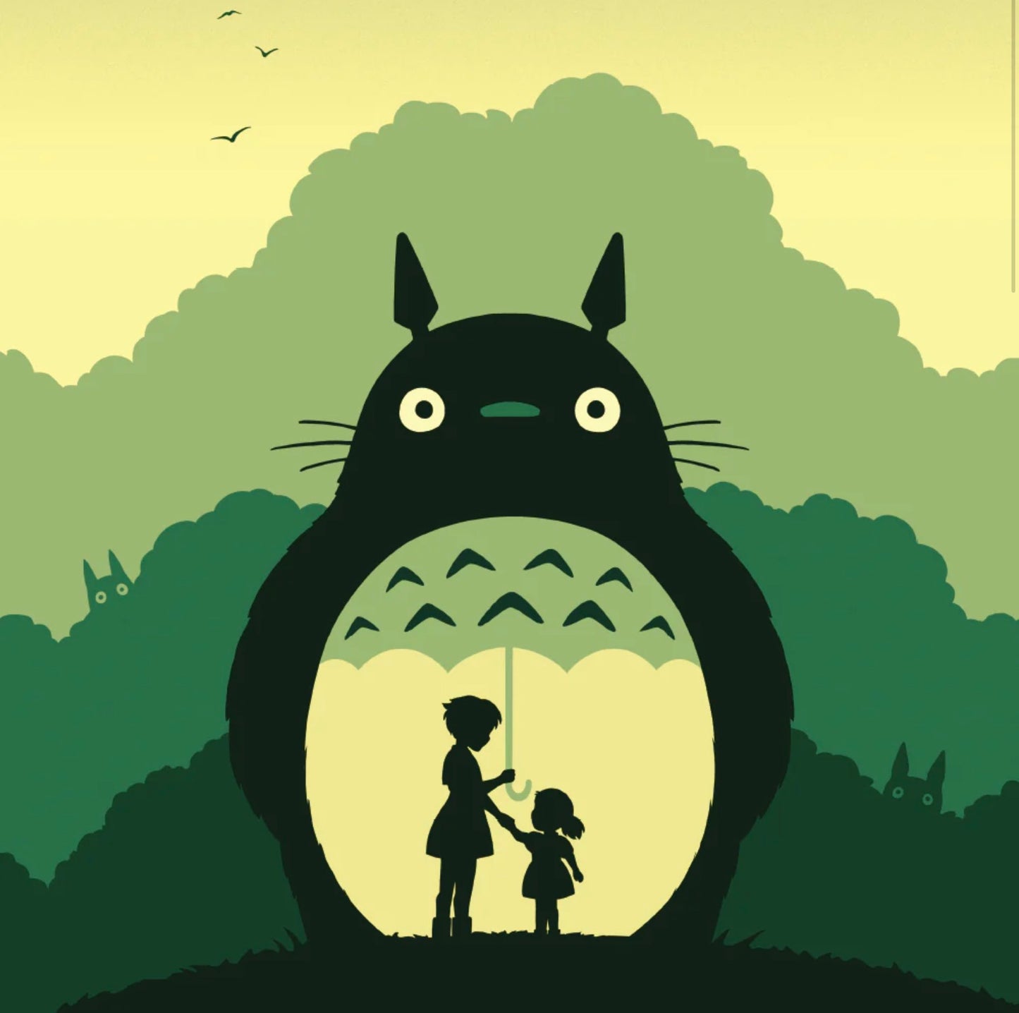 Totoro Travel Poster