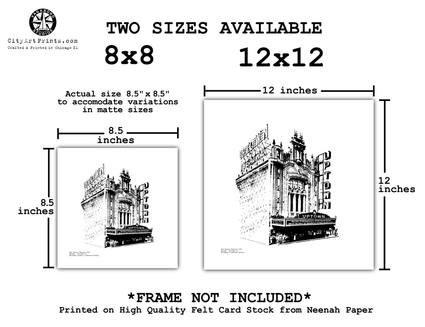 Uptown Theatre | Art Print