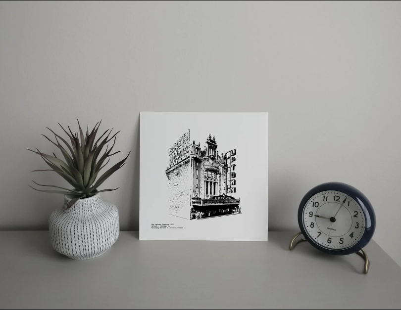Uptown Theatre | Art Print