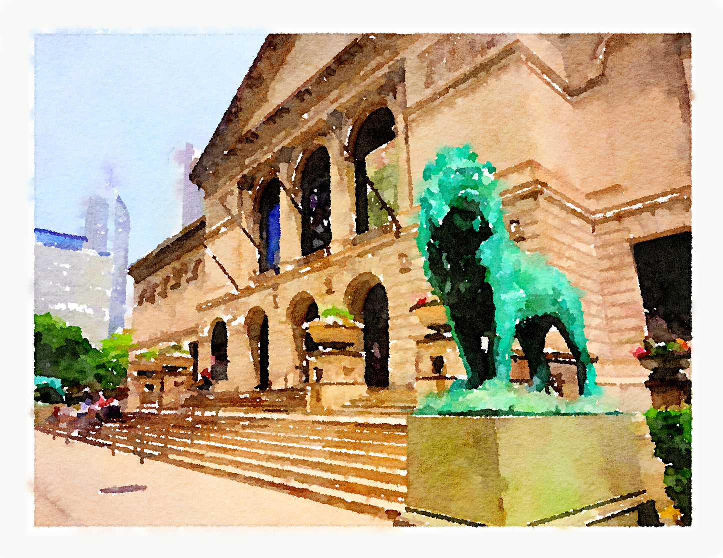 Watercolour WTR #150 Chicago Art Institute