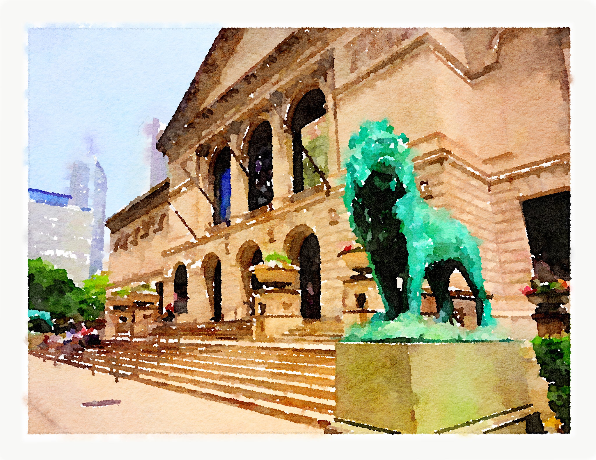Watercolour WTR #150 Chicago Art Institute