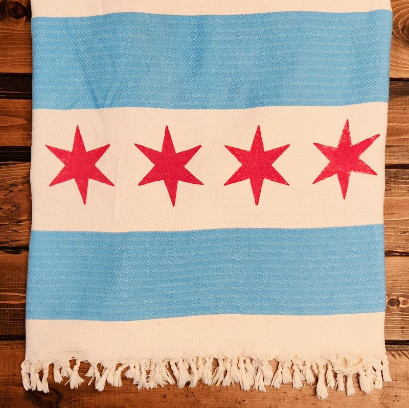 Chicago Flagship Blanket - Natural
