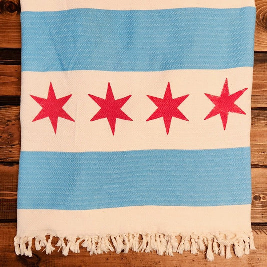 Chicago Flagship Blanket - Natural