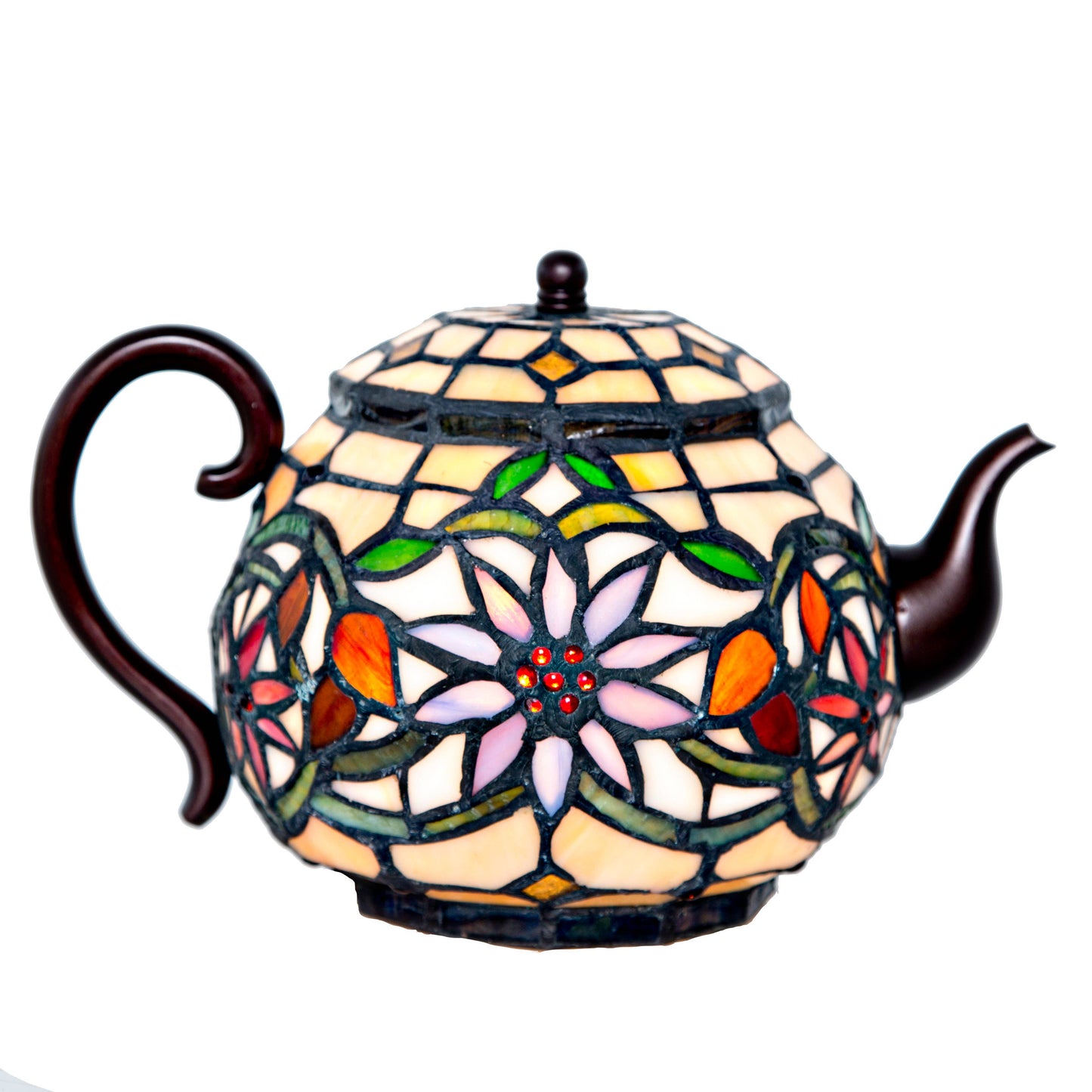 6.5"H Harleigh Yellow Teapot Accent Lamp
