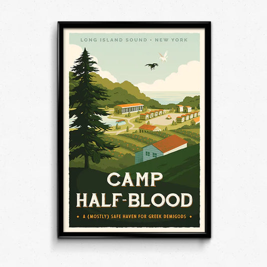 Camp Half-Blood Travel Poster