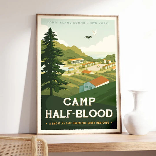 Camp Half-Blood Travel Poster