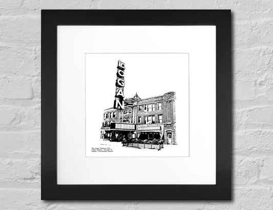 Logan Theatre | Art Print