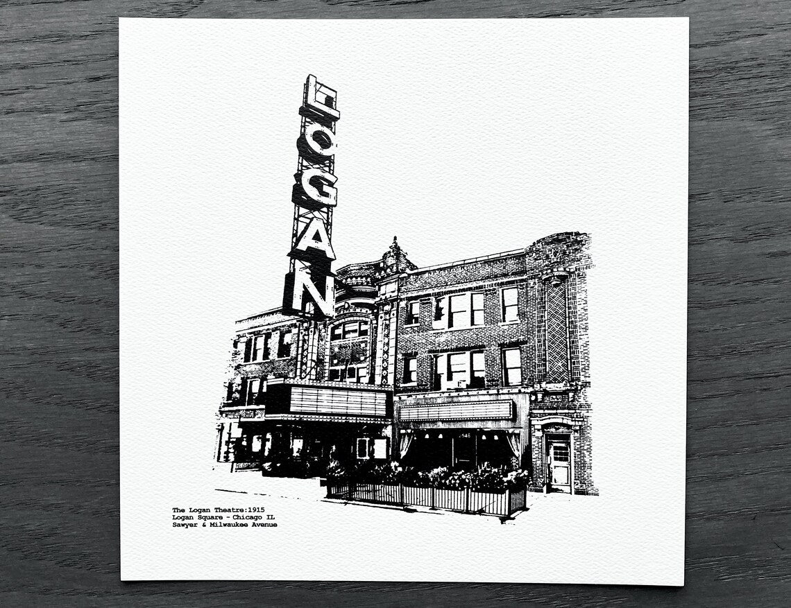 Logan Theatre | Art Print
