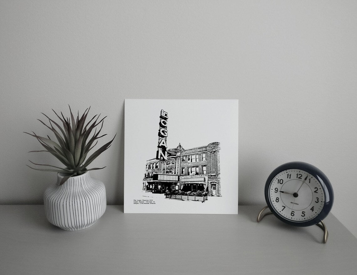 Logan Theatre | Art Print