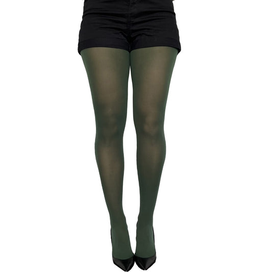 Forest Green Tights for Women