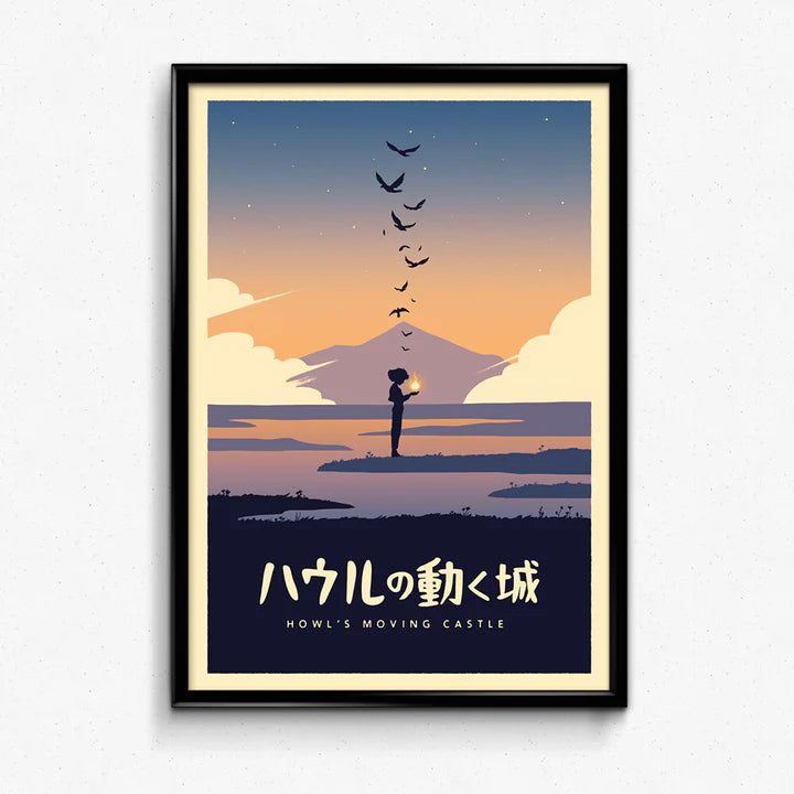 Howl's Moving Castle Travel Poster