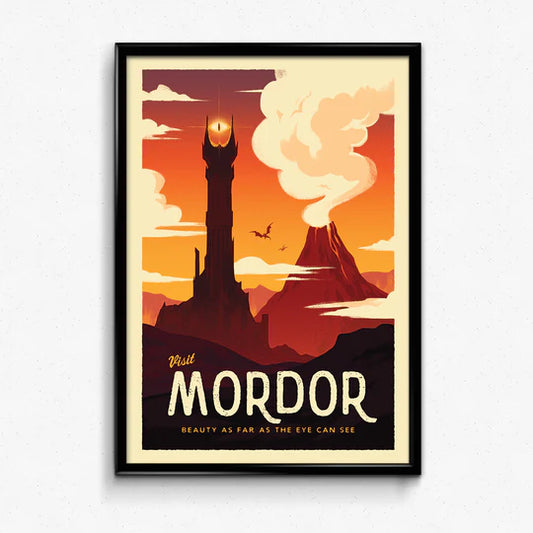 Mordor Travel Poster