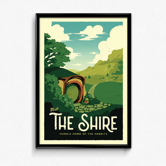 The Shire Travel Poster