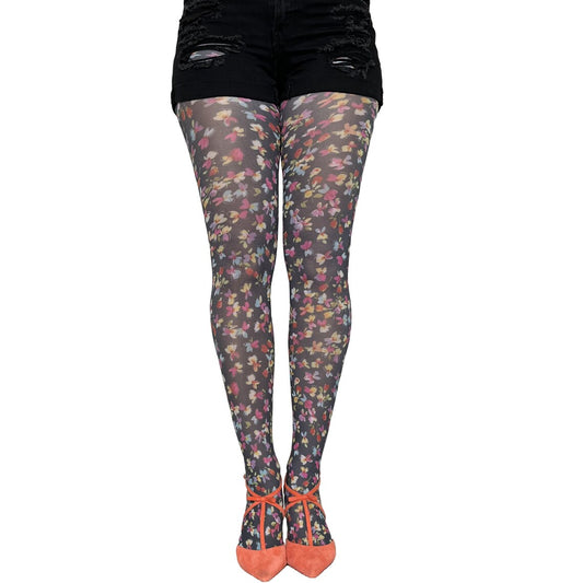 Small Ditsy Floral Patterned Tights