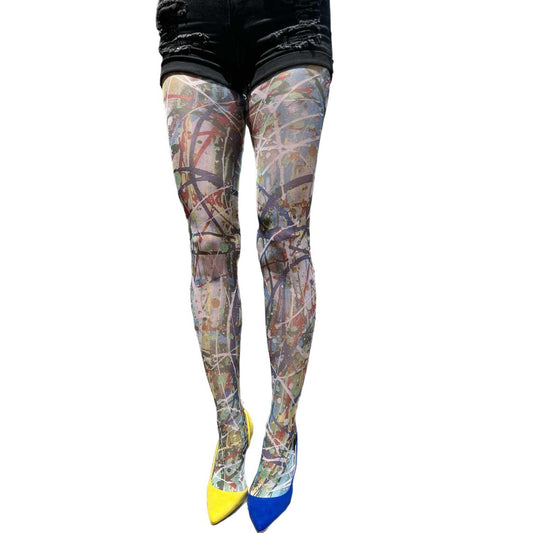 Paint By Saint Clair The Vandal Patterned Tights