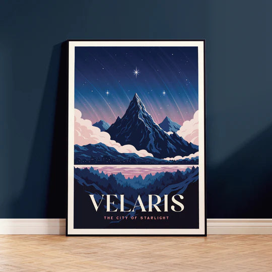 Velaris Acotar Travel Poster