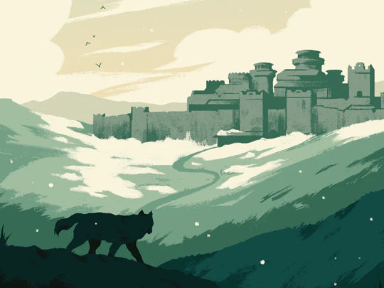 Winterfell Retro Travel Poster