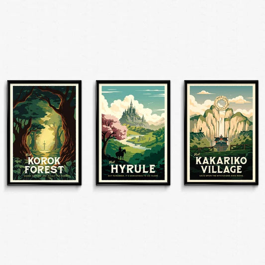 Legend of Zelda Mini Poster Bundle (Set of 3)